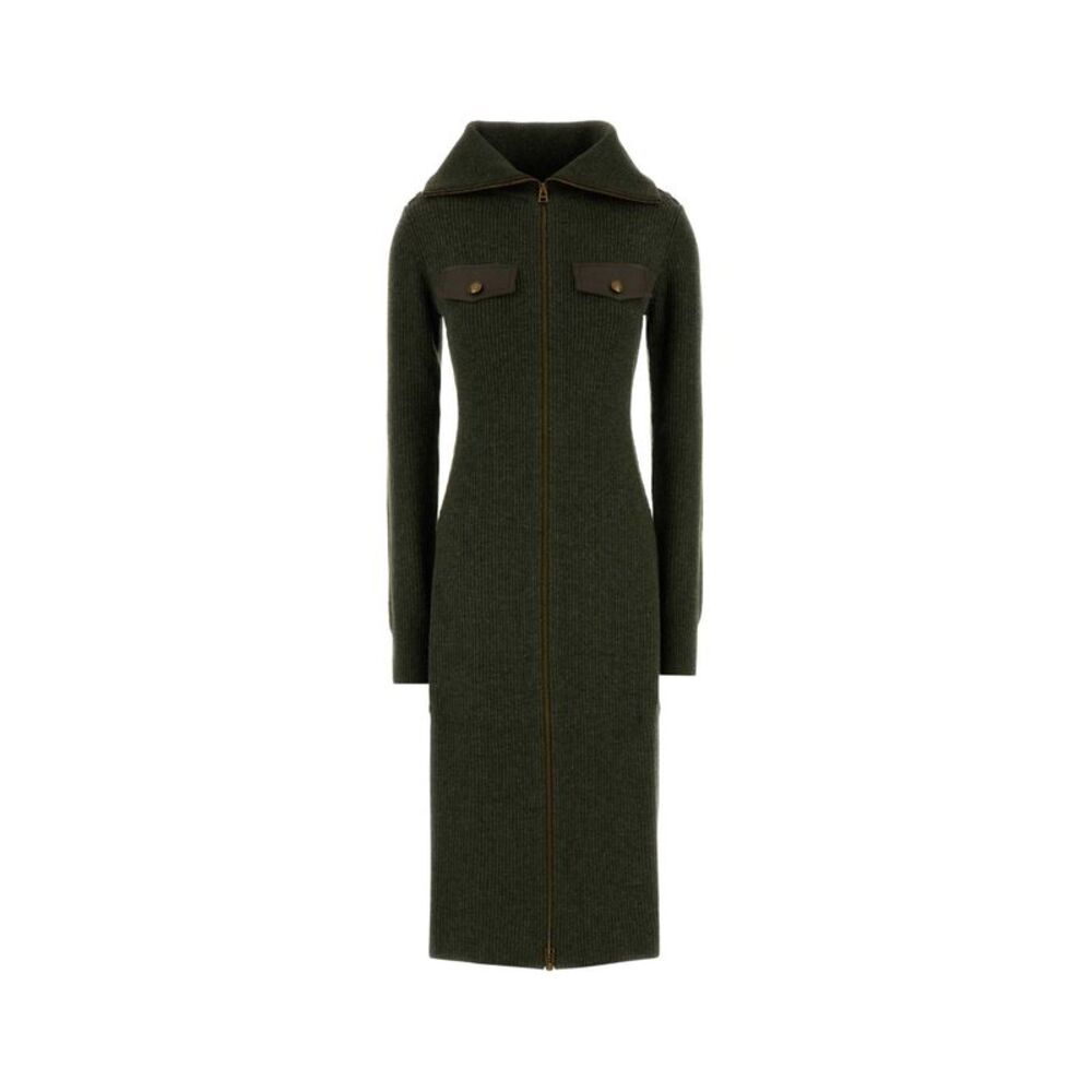Zimmermann Women Olive Green Wool Blend Utility Cardigan